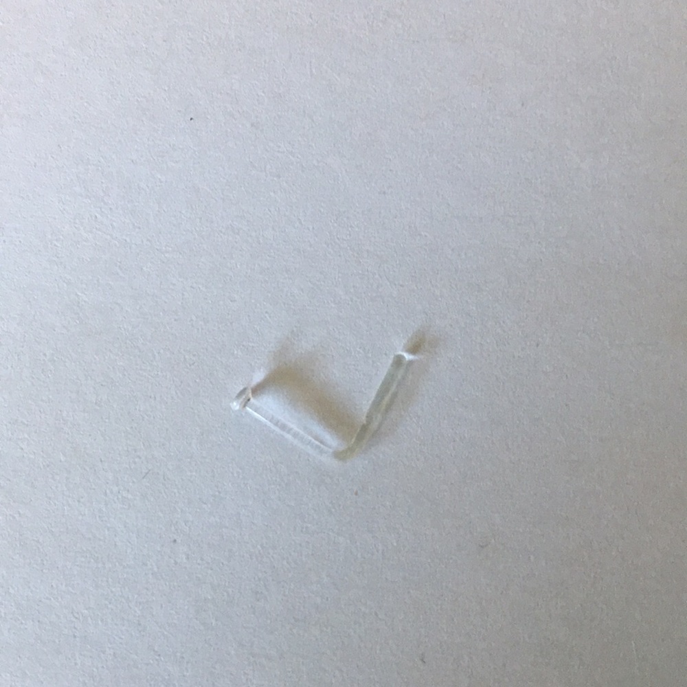 Clear retaining stud